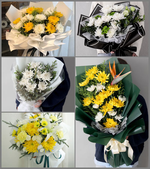 陕西渭南市大荔县羌白镇白事花束代送